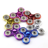 Tri-Spinner Fidget Toy Fingertip Gyroscope Plastic EDC Hand Spinner For Autism And ADHD hand Spinner EDC Sensory Fidget Spinners