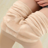 Tresdin Sexy Autumn Winter Fashion Women Plus Cashmere Tight High Quality Knitted Velvet Tights Elastic Slim Warm Thick Tights