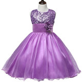 Flower Teenagers Kids Evening Party Dresses For Girl Wedding Princess Dresses Girls Children Brand Clothing Kids Formal Clothes
