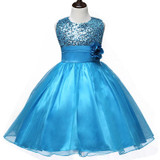 Flower Teenagers Kids Evening Party Dresses For Girl Wedding Princess Dresses Girls Children Brand Clothing Kids Formal Clothes