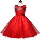 Flower Teenagers Kids Evening Party Dresses For Girl Wedding Princess Dresses Girls Children Brand Clothing Kids Formal Clothes