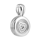 Floating Locket Crystal Glass &amp; Clear CZ Beads Woman Original 925 Sterling-Silver-Jewelry Fit Silver Charm Bracelet Wholesale