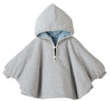 Fleece Combi Baby Coat Babe Cloak Two-sided Outwear Floral Baby Poncho Cape Infant Baby Coat Children's Clothing
