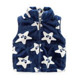 Fleece Baby Vest Autumn Striped Fashion Kids Waistcoat For Toddler Girl Boy Children Zipper Vests Casual Boys Outerwear &amp; Coats