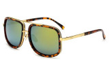 Flat Top Hot Square Sunglasses Men Women Luxury Brand Design Couple Lady Celebrity Brad Pitt Sun Glasses Super star Eyewear
