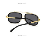 Flat Top Hot Square Sunglasses Men Women Luxury Brand Design Couple Lady Celebrity Brad Pitt Sun Glasses Super star Eyewear