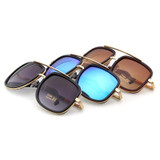 Flat Top Hot Square Sunglasses Men Women Luxury Brand Design Couple Lady Celebrity Brad Pitt Sun Glasses Super star Eyewear