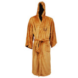 Flannel Robe with Hooded Male Star Wars Dressing Gown Jedi Empire Men's Bathrobe Winter Long Robe Mens Bath Robe