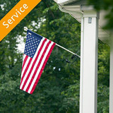 Flag Pole Bracket Wall Mounting