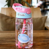 Creative Kids Water Sippy Cup with Straws Leakproof Water