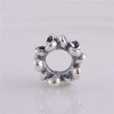 Fits European Original Charms Bracelet Sterling Silver Beads Clover Flower Screw Charm Women DIY Jewelry Wholesale