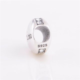 Fits Eu Brand Original Bracelets Sterling Silver Beads For Sister CZ Stone Charm European DIY Jewelry For Women Wholesale