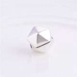 Fits European Bracelets Lock Clip Stopper Sterling Silver Beads For Women DIY Fine Jewelry Charm Wholesale charms Making
