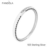 Fits European Style Bangles 100% 925 Sterling Silver Jewelry Radiant Hearts, Silver Enamel Original Fashion Charms CKK