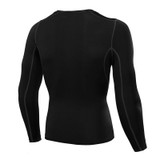 Fitness Men Long Sleeve Shirt Tops Clothes Thermal Muscle Bodybuilding Compression Tights Base Layer Tops