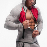 Fitness Men Bodybuilding Hoodies Gyms Brand Clothing Men Hoody Zipper Casual Sweatshirt Men's Slim Fit Hooded Jackets