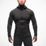 Fitness Men Bodybuilding Hoodies Gyms Brand Clothing Men Hoody Zipper Casual Sweatshirt Men's Slim Fit Hooded Jackets