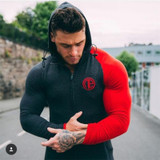Fitness Men Bodybuilding Hoodies Gyms Brand Clothing Men Hoody Zipper Casual Sweatshirt Men's Slim Fit Hooded Jackets