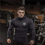 Fitness Men Bodybuilding Hoodies Gyms Brand Clothing Men Hoody Zipper Casual Sweatshirt Men's Slim Fit Hooded Jackets