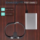 Fitbit Charge 2 Replacement USB Charging Charger Cable Cord for Fitbit Charge 2 Bracelet Wristband Dock Adapter with 55cm