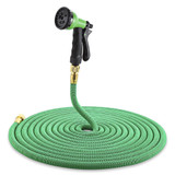 High Quality 25FT-100FT Garden Hose Expandable Magic Rubber Flexible Water Plastic Hoses Pipe Spray Gun Outdoor Garden Watering