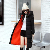 High Quality 2017 Winter Women Jackets Long Winter Jacket Women Warm Down Cotton Coat Female Thickening Warm Parka Hooded CM1396
