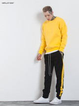 high quality 2017 Side Stripe Letter Printing Contrast Color Pants Fashion hip hop Elastic Waist Joggers Casual Sweatpants