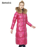 High Quality 2017 New Woman Parka Winter Women Jacket Coat With Real Raccoon Fur collar Warm Women Coat Winter Collection
