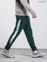 high quality 2017 Fashion Split Side Stripe Elastic Waist joggers Full Length Pants Men hip hop Casual sweatpants High Street