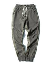 High Quality 2017 Fashion Bare Zipper Streetwear Hip Hop Fitness Long Pants Men Casual Sweatpants Jogger Trousers