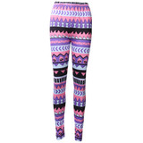 High Quality 2016 Cozy Women Winter Christmas Reindeer Snowflake Striped Knitted Elastic printed Leggings Xmas Fitness Pants