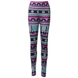High Quality 2016 Cozy Women Winter Christmas Reindeer Snowflake Striped Knitted Elastic printed Leggings Xmas Fitness Pants