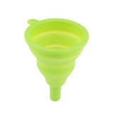 High Quality 1pc New Mini Silicone Gel Foldable Collapsible Style Funnel Hopper Kitchen cooking tools