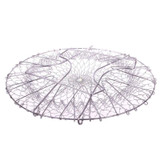 High Quality 1Pc Foldable Fry Basket Steam Rinse Strain magic basket mesh basket Strainer Net Kitchen Cooking Tool