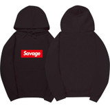 High Quality 1: 1 Cotton ONE A CAKE Brand 21 Savage Cotton Hoodies Parody No Heart X Savage Hoodie Sweatshirt Men Women S-XXL
