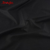High Quality 100% Cotton Fabric Twill Black Classic Color Home Textile Material Sewing Soft Cloth Tela For Bedding Crafts