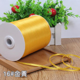 High quality (10Meters/lot) 1/8''3mm Light brown Satin Ribbon Wedding Christmas Handmade DIY Material Decoration Wrapping Ribbon