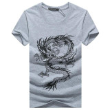 high quality  Men T-Shirts Male Plus Size T shirt Homme Summer cotton Short Sleeve T Shirts Brand Men's Tee Shirts Man Clothes