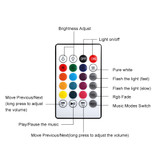 Wireless Bluetooth Speaker with Smart LED Light