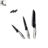 High Hardness Stainless Steel Blade Knife MU Brand Kitchen Knife Three Piece Set 7 Inch 5 Inch 3.5 Inch Fashion Kitchen Tools