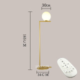 Soft Globe Standing Lamp