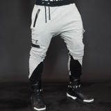 High Fashion Hip Hop Men's Cargo Jogger Pants Cotton Male Bodybuilding Fitness Pants Casual Trousers Sweatpants For Man