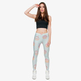 High Elastic Women Leggings Muffin Dots 3D Printing Trousers Fitness Legging Slim High waist Legins Casual Women Pants