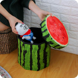 High capacity Folding Box Funny Fruit storage Box Stool Sundries Organizer Office Desk Home Storage Box Home Office Storage Box