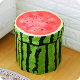 High capacity Folding Box Funny Fruit storage Box Stool Sundries Organizer Office Desk Home Storage Box Home Office Storage Box
