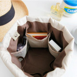 High Capacity Barrel Shaped Travel Women Brand Cosmetic Bags Nylon Organizer Toiletry Makeup Bags For Women Ladies Box Neceser