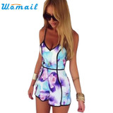 CharmDemon 2016 1PC Sexy Women V-Neck Floral Casual Jumpsuit Playsuit Rompers Trousers jy5
