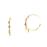 Charm Hoop Earring