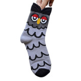 CHAMSGEND WillBeen 3D Animals Striped Cartoon Socks Women Owl Footprints Cotton Socks Floor Fashion Jan19