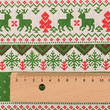 Chainho,Christmas Series,Printed Cotton Linen Fabric For DIY Quilting &amp; Sewing Sofa,Table Cloth,Curtain,Bag,Cushion Material